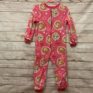 Disney’s Frozen Ana and Elsa Pink Footless Onesie
